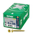 CAIXA 1000 UNIDADES. PARAFUSO DE CABEÇA PLANA UNIVERSAL YELLOX 3,