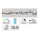 GRINALDA SOLAR RECARREGÁVEL 768 LEDS INTERMITENTES MULTICOR, 13 F