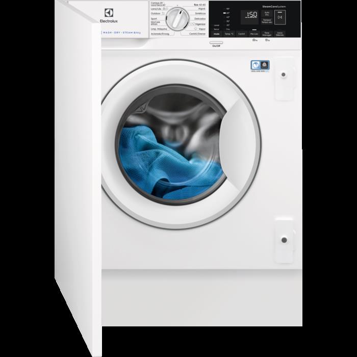 MÁQUINA DE LAVAR E SECAR ROUPA DE ENCASTRE 8KG ELECTROLUX EN7W486