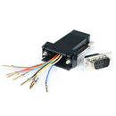 StarTech.com GC98MF adaptador para cabos DB-9 RJ-45 Preto