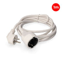 EXTENSÃO DE CABO 3X1,5MM T/TL 1M BRANCO EDM