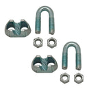 GRAMPO CABO DIN-741 SJT01, AÇO GALVANIZADO, M10 1/2´´. 2 UNIDADE
