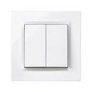 INTERRUPTOR DUPLO BRANCO