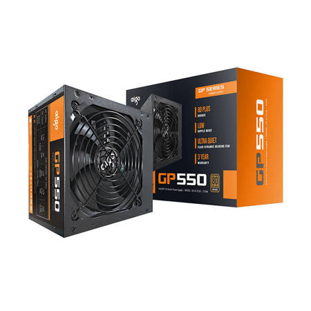 FONTE DE ALIMENTAÇÃO PARA COMPUTADOR AIGO GP550 80 PLUS BRONZE 65