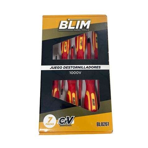 BLIM JUEGO 7 PIEZAS DESTORNILLADORES - 1.000V