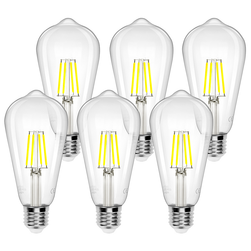 LED E27 ST64 4W. LUZ FRIA