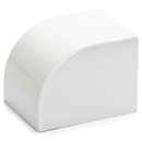 CABO PVC EM FORMA QUADRADA E TAMPA BRANCA 40*40MM 4PCS