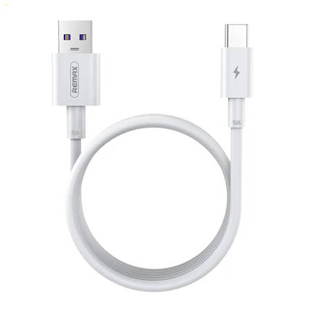 CABO USB-C REMAX MARLIK, 5A, 1M BRANCO