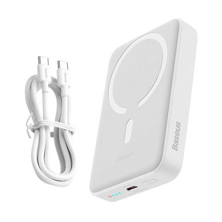 POWERBANK MINI BASEUS 10000MAH, USB-C 30W BRANCO