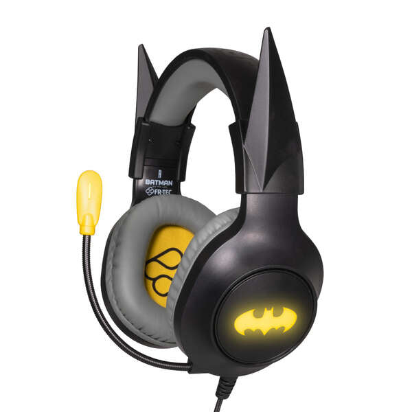 FR-TEC BATMAN AURICULARES GAMING CON MICROFONO PLEGABLE - DIADEMA