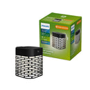 APLIQUE SOLAR LED HARA PRETO 3,8 W, 400/10 LM, 2700 K