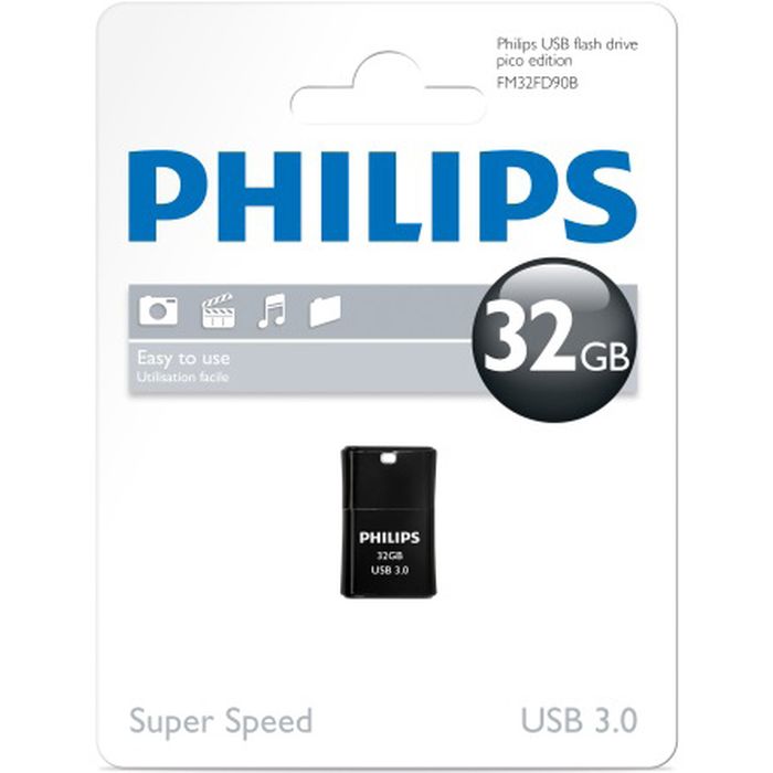 PHILIPS - USB 3.0 32GB PICO ED. BLACK FM32FD90B