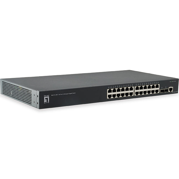 LevelOne GTL-2661 Gerido L2 Gigabit Ethernet (10/100/1000) Power