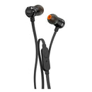 JBL EARPHONES TUNE T290 3.5" ALUMINIO C BOLSA TRANSPORTE BLACK