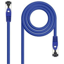 CABLE DE RED RJ45 SSTP NANOCABLE 10.20.2002-BL CAT.8.1 2M AZUL