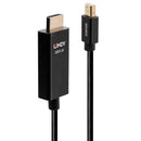 Lindy 40920 adaptador de cabo de vídeo 0,5 m Mini DisplayPort HDM