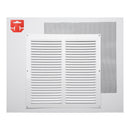 GRELHA ANTI-MOSQUITO ALUMINIO 0.6 BRANCO LAQUEADO 300X300MM (G)