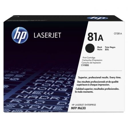 HP Toner LaserJet Original 81A Preto