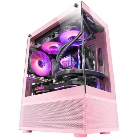 CAJA GAMING MINITORRE MARS GAMING MC-SE ROSA