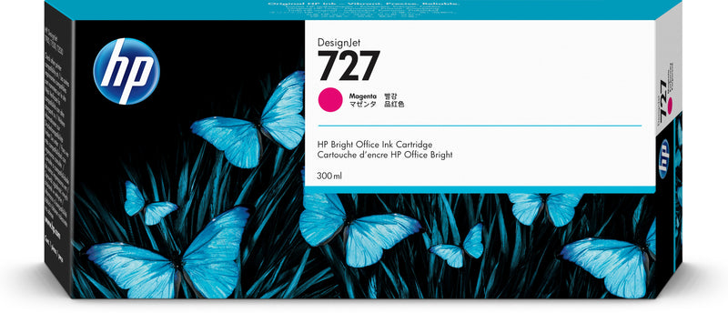 HP Tinteiro DesignJet 727 Magenta de 300 ml