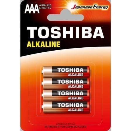 Toshiba LR03GCA BP-4C pilha Bateria descartável AAA Alcalino