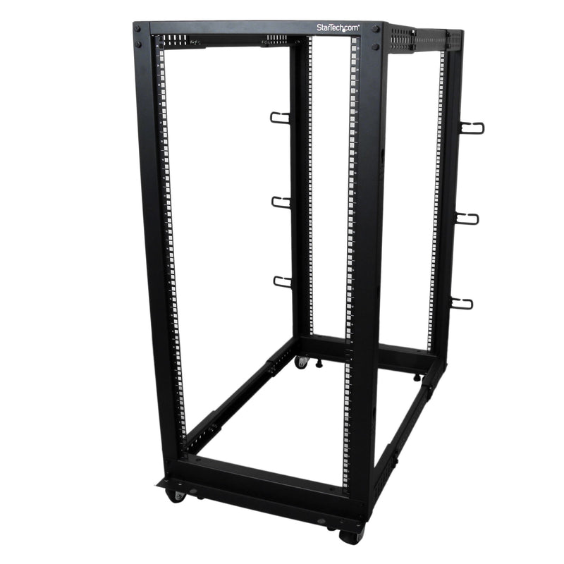 StarTech.com 4POSTRACK25U armário rack 25U Rack independente para