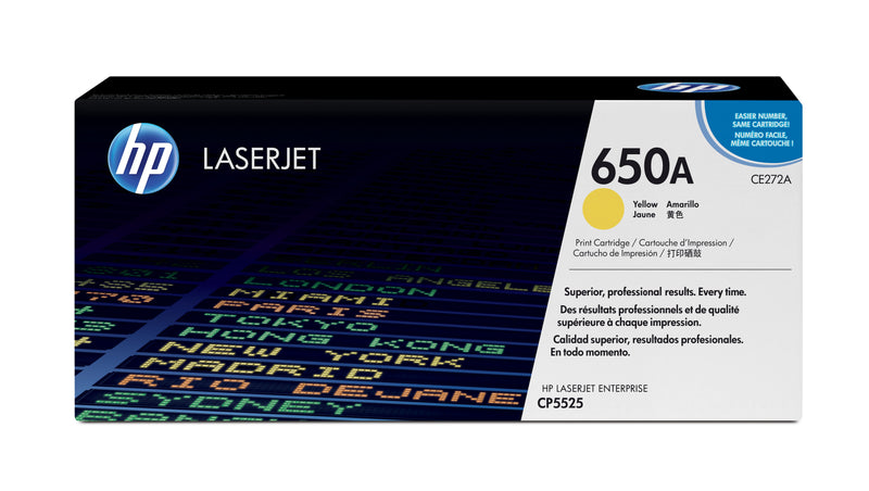 HP Toner LaserJet Original 650A Amarelo