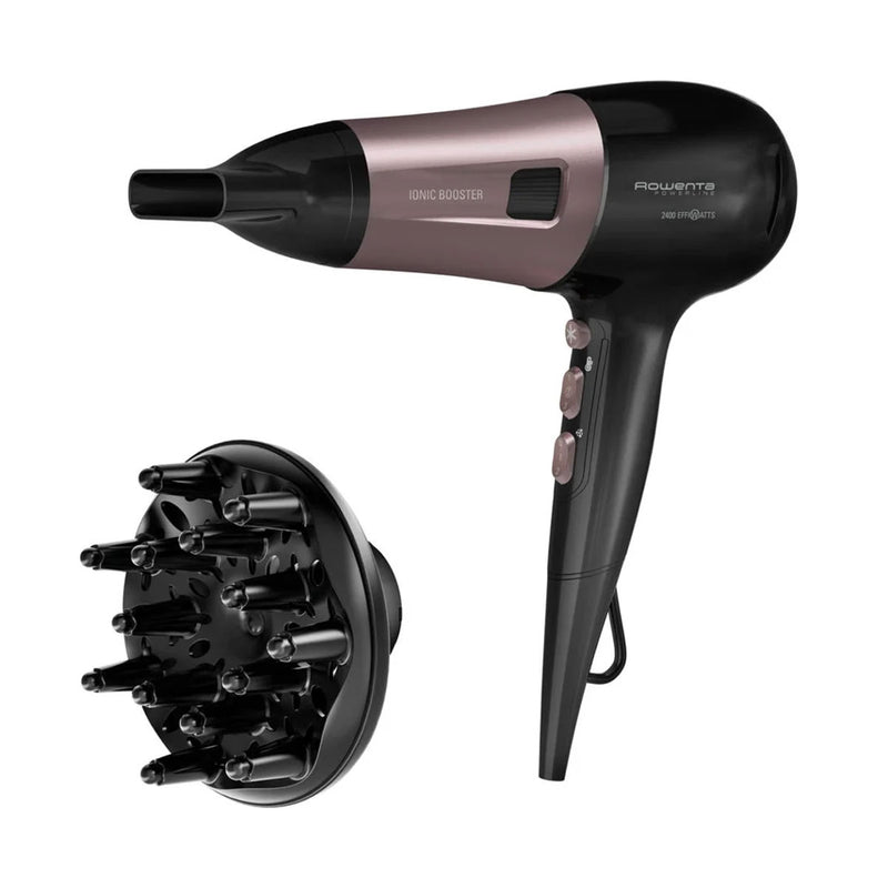 Rowenta Powerline CV5940 secador de cabelo 2100 W Preto, Rosa