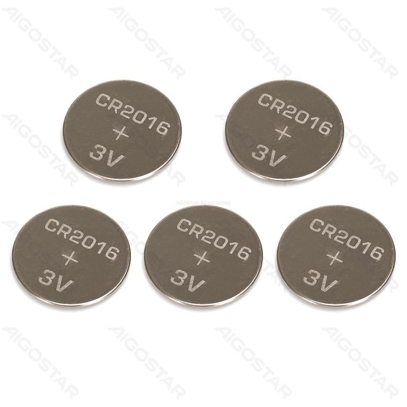 PILHAS DE MOEDAS CR2016-5B 3V 5PCS