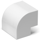 CABO PVC EM FORMA QUADRADA BRANCA 25*16MM 4PCS