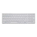 TECLADO RAPOO E9700M MULTI-MODE WIRELESS, BRANCO 215927