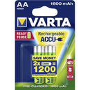 VARTA PILHAS RECARREGAVEIS AA 1600MHA BLISTER 2 PILHAS