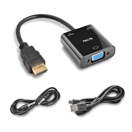 CABO CONVERSOR NGS CHAMALEON HDMI MACHO - VGA HEMBRA 15CM