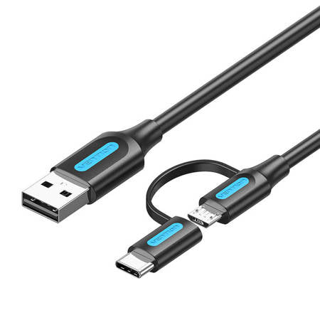 CABLE USB 2.0 VENTION CQDBF USB MACHO - MICRO USB MACHO USB TIPO-