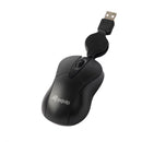 OPTICAL TRAVEL MOUSE - IT HAS 3 BUTTONS, INCLUDING A RUBBERIZED S