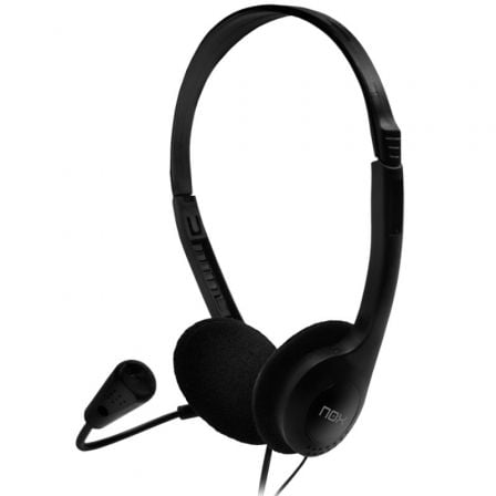 AURICULARES NOX VOICE ONE CON MICRÓFONO JACK 3.5 NEGROS