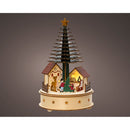 CASINHA MICROLED COM ÁRVORE DE NATAL, COM MÚSICA E MOVIMENTO, 15X