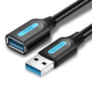 CABO EXTENÇÃO USB 3.0 VENTION CBHBH USB MACHO - USB FEMÊA 2M PRET