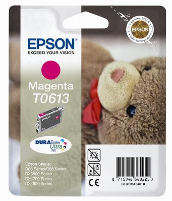 Epson Teddybear Tinteiro Magenta T0613 Tinta DURABrite Ultra (c/a