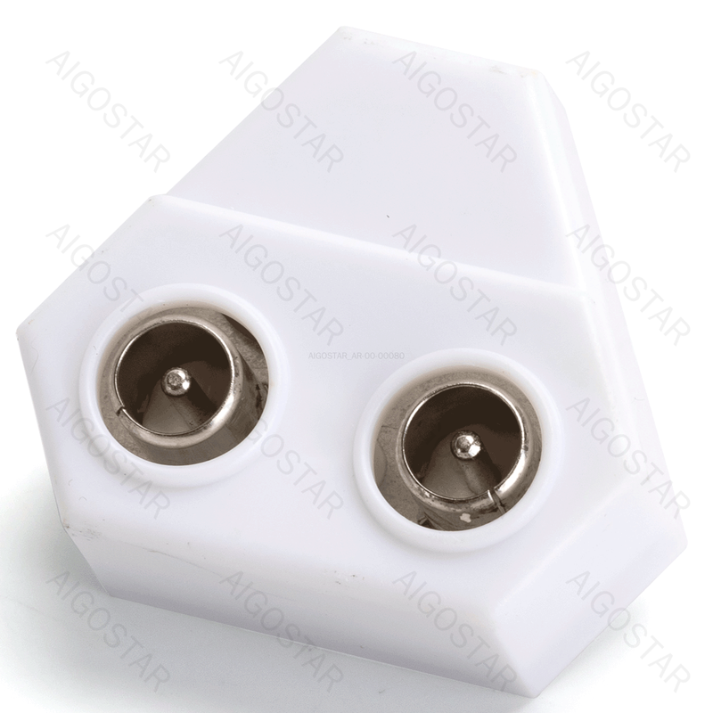 CONECTOR DE TV JACK DE 9,5 MM PARA PLUGUES DE TV DE 2*9,5 MM BRAN