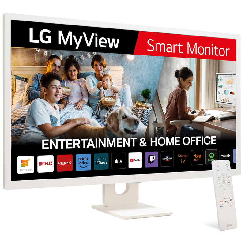 MONITOR LG MYVIEW 32SR50F-W 31.5" FULL HD BRANCO