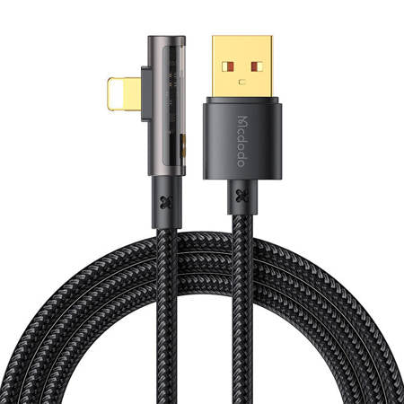 USB TO LIGHTNING PRISM 90 DEGREE CABLE MCDODO CA-3511, 1.8M (BLAC