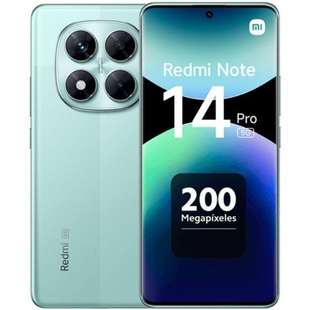 SMARTPHONE XIAOMI REDMI NOTE 14 PRO 8GB 256GB " 5G VERDE