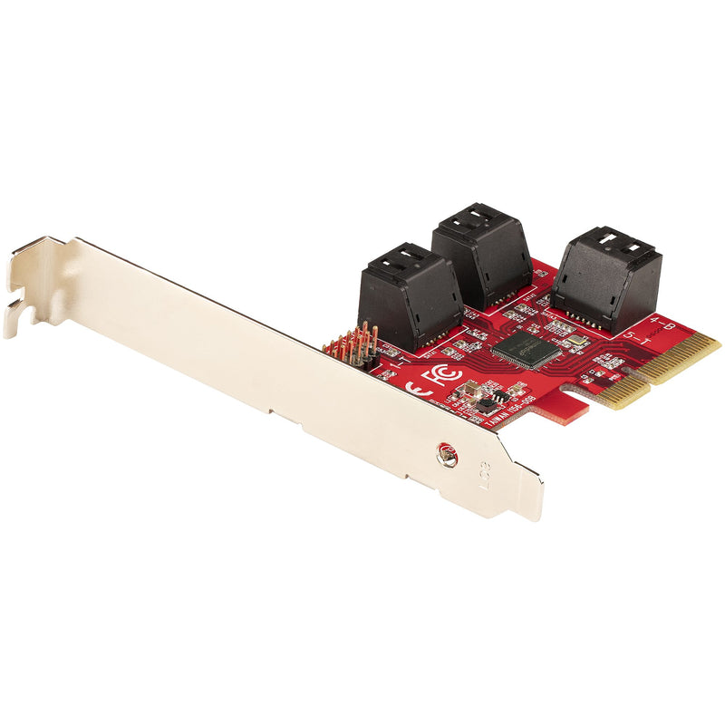 StarTech.com Placa PCIe SATA - Placa de expansão SATA PCIe de 6 p