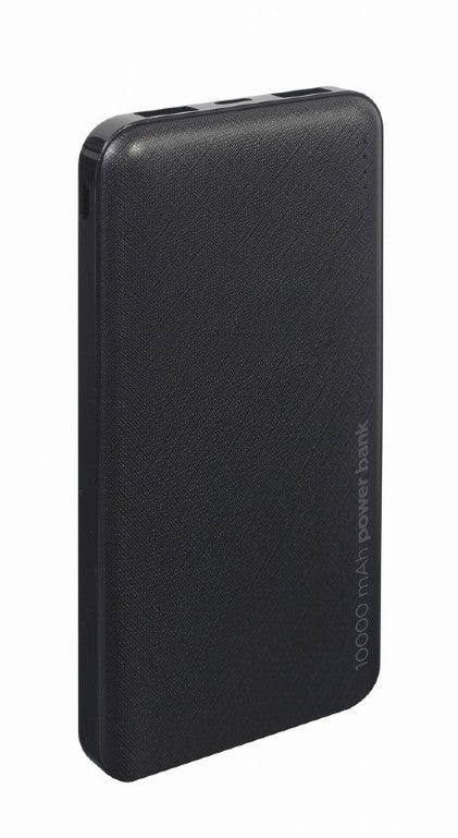 POWERBANK GEMBIRD 10000MHA 2XUSB A 1XUSB C NEGRO