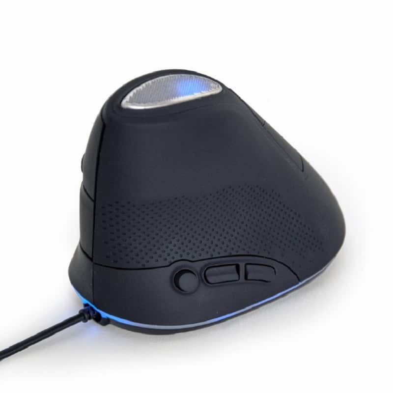 RATO GEMBIRD ERGONOMICO 6 BOTÕES USB 2.0 CINZA ESCURO