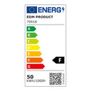 PROJETOR LED COM PÉ 50W 4000LM 6400K BLACK SERIES EDM