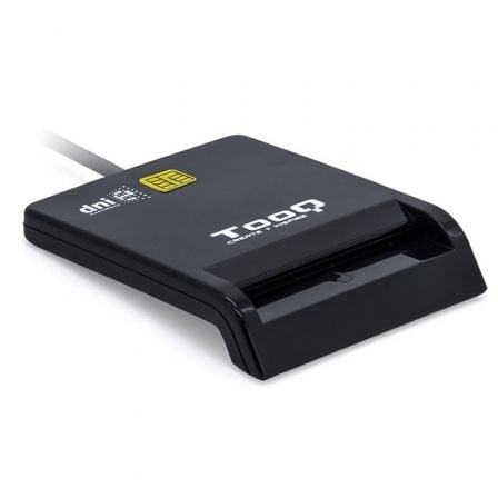 TooQ TQR-210B leitor de smart card Interior USB 2.0 Preto