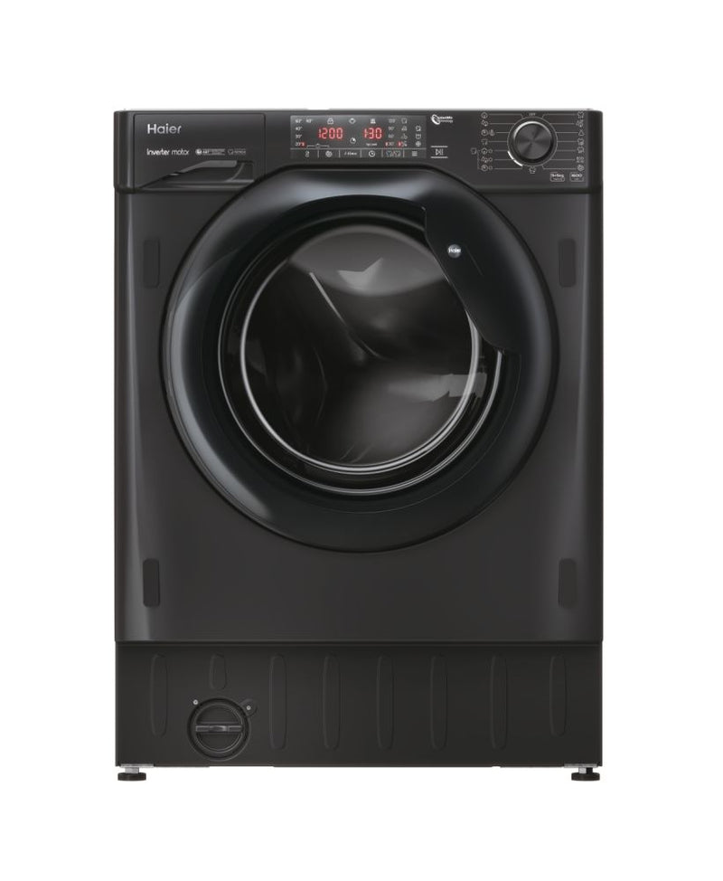 Haier HWDQ90B416FWBB máquina de lavar e secar Embutido Carregamen