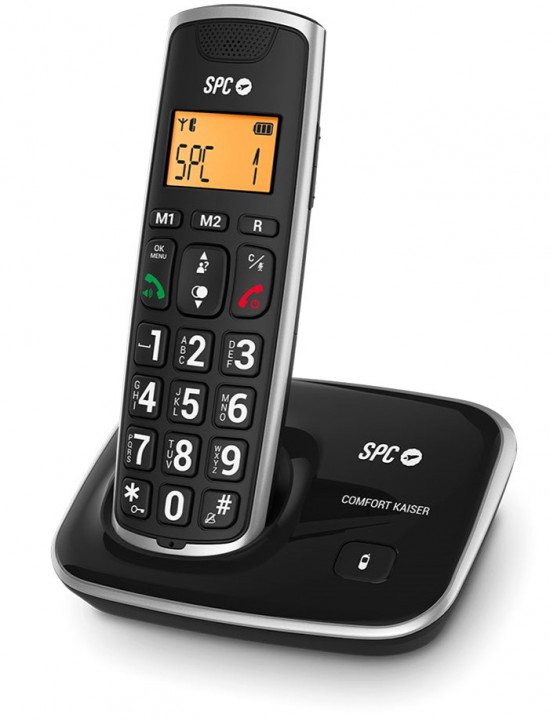 SPC TELEFONE COMFORT KAISER DUO PRETO